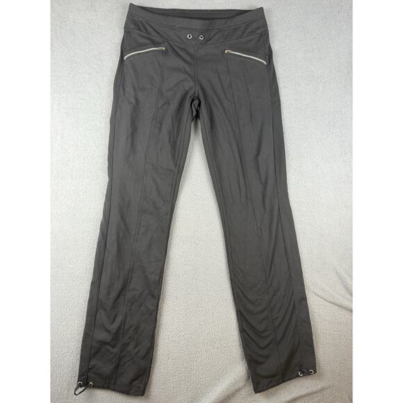 Athleta Metro Slouch Jogger Pant Womens Small Black Stretch Zip Pocket - Picture 1 of 7